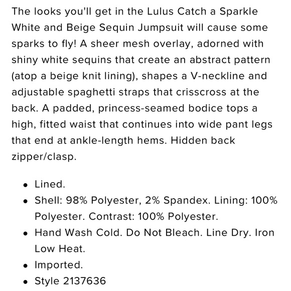 lulus catch a sparkle sequin jumpsuit - Picture 5 of 10